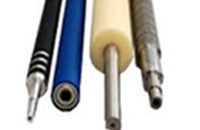 Machined roller shafts for various industrial applications